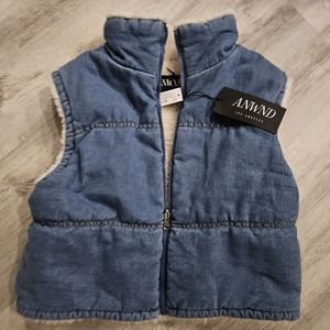 Vinny Vest- Jean puffer